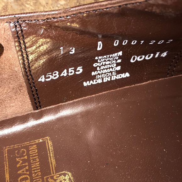 Men’s Leather Stacy Adams Oxfords - Picture 12 of 12